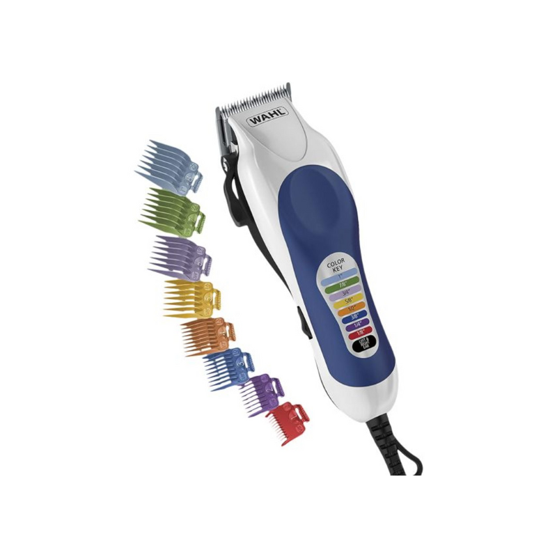 Wahl Corded Hair Clipper Color Pro Kit With 8 Color-Coded Attachment Combs &Amp; Precision Ground Blades 79400-627 3 Wahl Corded Hair Clipper Color Pro Kit With 8 Color-Coded Attachment Combs &Amp; Precision Ground Blades 79400-627