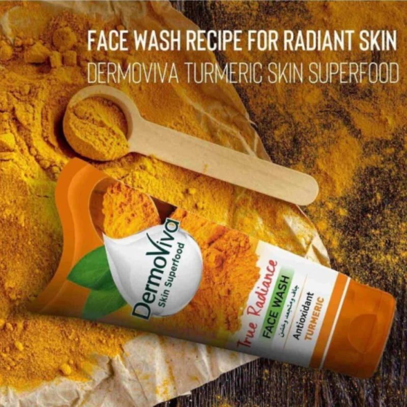 Dermoviva Face Wash True Radiance Turmeric 150Ml 3 Dermoviva Face Wash True Radiance Turmeric 150Ml - Set Of 3 Pcs