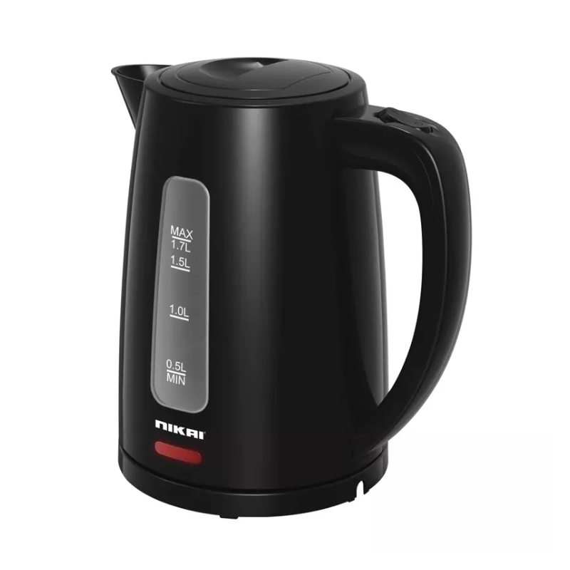Nikai Jug Kettle 1.7L Plastic With Water Guage 2200W Nk220Ax Automatic Shut Off Boil Dry Protection With Indicator 1 Nikai Jug Kettle 1.7L Plastic With Water Guage 2200W Nk220Ax Automatic Shut Off Boil Dry Protection With Indicator
