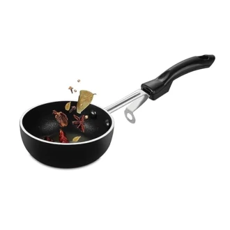 Pigeon Non-Stick Tadka Pan 0.8L – Durable Aluminium Pan for Tempering & Everyday Cooking SAP 177