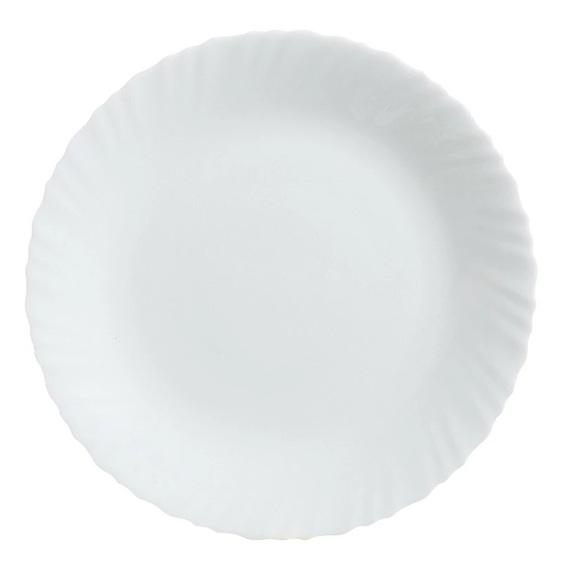 Luminarc Feston White Dinner Plate 27Cm 6Pcs P3978 1 Luminarc Feston White Dinner Plate 27Cm 6Pcs P3978