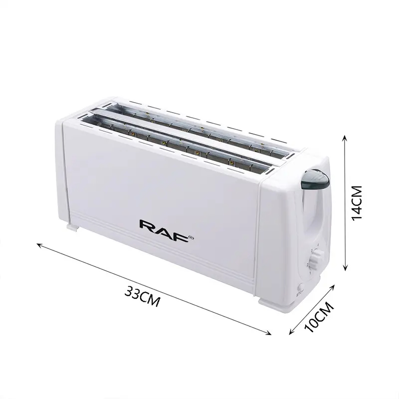 Raf Bread Toaster 4 Slice 1200W, Double Sided Baking, Card Slot Design R.265 4 Raf Bread Toaster 4 Slice 1200W, Double Sided Baking, Card Slot Design R.265