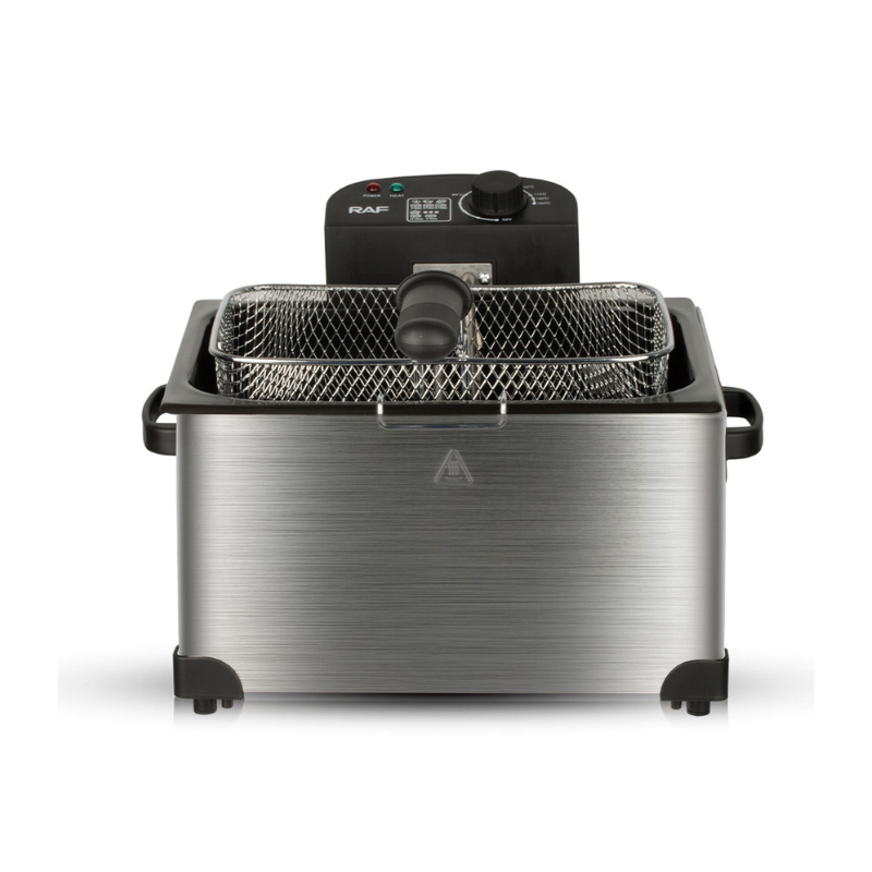 Raf Deep Fryer 7.5L 2000W 2In1 4 Ring Fever,Anti Scalding Design R.5249 2 Raf Deep Fryer 7.5L 2000W 2In1 4 Ring Fever,Anti Scalding Design R.5249