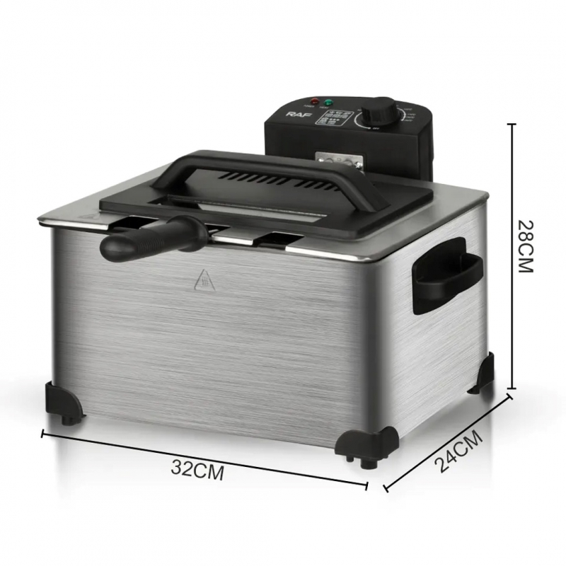 Raf Deep Fryer 7.5L 2000W 2In1 4 Ring Fever,Anti Scalding Design R.5249 7 Raf Deep Fryer 7.5L 2000W 2In1 4 Ring Fever,Anti Scalding Design R.5249