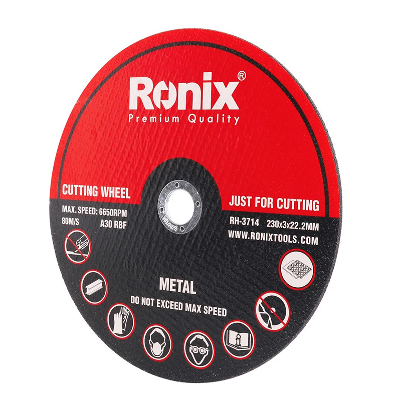 Ronix Metal Cutting Disc 230X3X22.23 Rh-3714 1 Ronix Metal Cutting Disc 230X3X22.23 Rh-3714