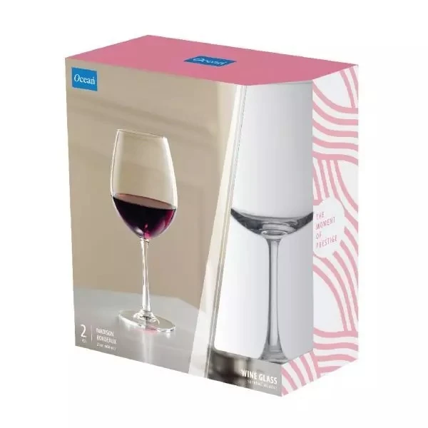 Ocean Wine Glass 2Pcs Madison Bordeaux 600Ml Fine Rim Stemware 3015A2102G0003 6 Ocean Wine Glass 2Pcs Madison Bordeaux 600Ml Fine Rim Stemware 3015A2102G0003