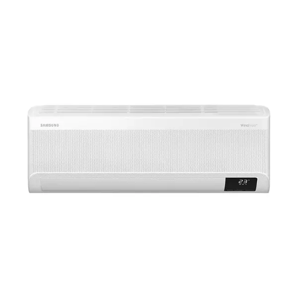 Samsung Wall Split Premium Air Conditioner 12000Btu, Inverter, Triple Protector, Windfree, Led Display With Piping Kit, Wi-Fi Ar12Bveamwk/Af