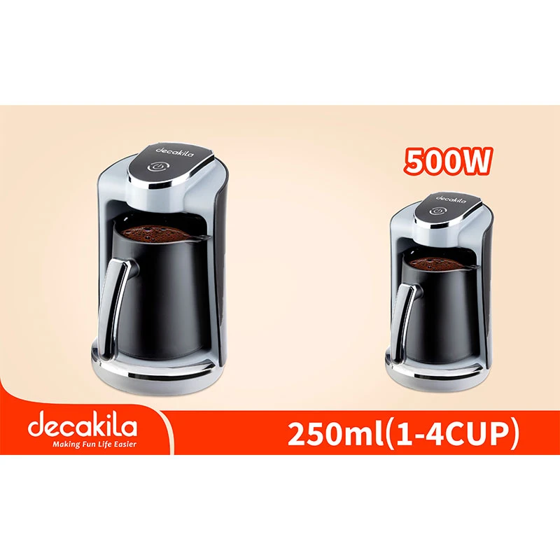 Decakila Coffee Maker 250Ml Plastic Jug 4 Cups Capacity 500W Kecf030B Power Off Automatically When Boiling Built In Water Level Indicator 2 Decakila Coffee Maker 250Ml Plastic Jug 4 Cups Capacity 500W Kecf030B Power Off Automatically When Boiling Built In Water Level Indicator