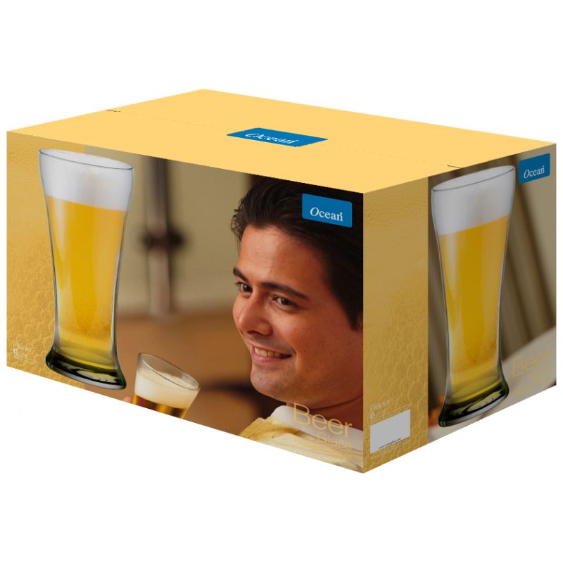 Ocean Glass 6Pcs Pilsner 400Ml Beer Tumbler 3B0091406G0004 2 Ocean Glass 6Pcs Pilsner 400Ml Beer Tumbler 3B0091406G0004