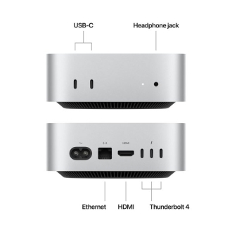 Apple Mac Mini M4 24GB/1TB 10 Core CPU & 10 Core GPU - Silver