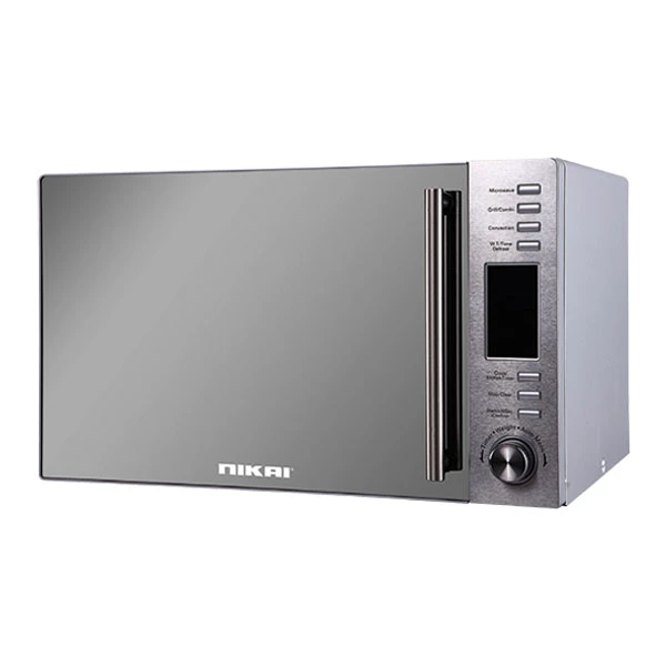 Nikai Microwave 30L Digital 5 Power Levels With Grill Function 1100W Nmo300Mdg Defrost By Timing And Weight Cooking End Signal Pull Handle Door Stainless Steel Panel 1 Nikai Microwave 30L Digital 5 Power Levels With Grill Function 1100W Nmo300Mdg Defrost By Timing And Weight Cooking End Signal Pull Handle Door Stainless Steel Panel