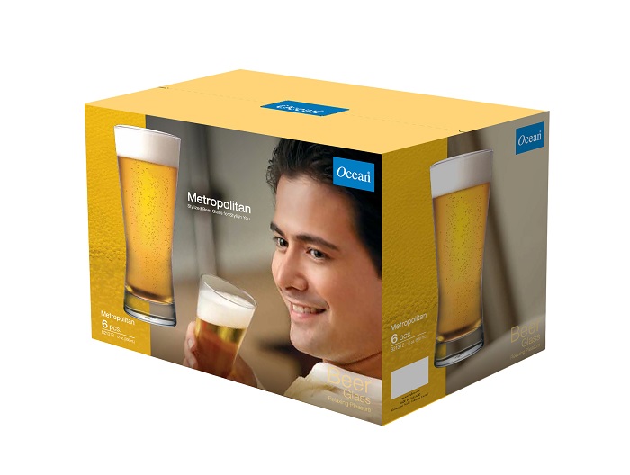Ocean Glass 6Pcs Metropolitan 330Ml Beer Tumbler 3B2131206G0002 2 Ocean Glass 6Pcs Metropolitan 330Ml Beer Tumbler 3B2131206G0002
