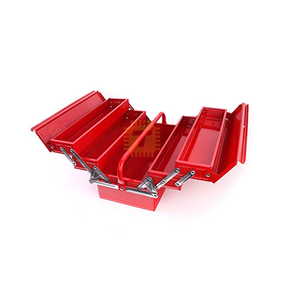 Ronix Metal Tool Box 43Cm, 42X20X20Cm, 3 Layers (Rh-9103) 2 Ronix Metal Tool Box 43Cm, 42X20X20Cm, 3 Layers (Rh-9103)