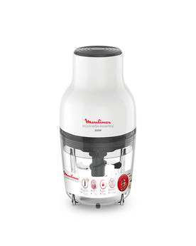 Moulinex Moulinette Essential Chopper 300W, 400Ml Bowl With 4 Blades For Effortless Mincing, Chopping And Mixing Dj520127 3 Moulinex Moulinette Essential Chopper 300W, 400Ml Bowl With 4 Blades For Effortless Mincing, Chopping And Mixing Dj520127