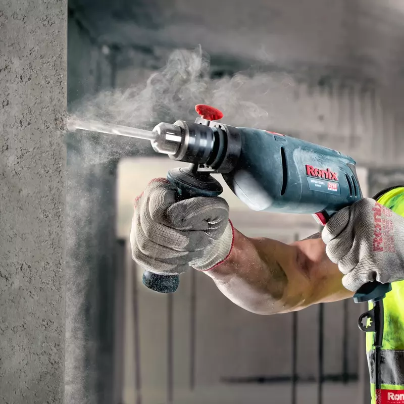 Ronix Electric Impact Drill-600W-13Mm-Keyed-3000 Rpm 2211 2 Ronix Electric Impact Drill-600W-13Mm-Keyed-3000 Rpm 2211