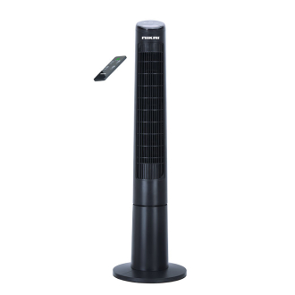 Nikai Tower Fan 40 Inch With Led Touch Panel 45W NTOF4001RL Durable Abs Housing 12 Hour Timer With Remote Control Turbo Copper Motor