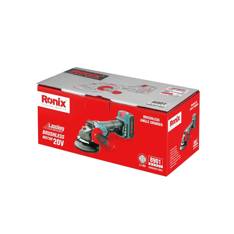 Ronix Brushless Angle Grinder 20V - 8901K 9 Ronix Brushless Angle Grinder 20V - 8901K