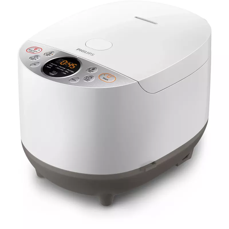 Philips Rice Cooker 1.8L 790W, Smaryt Fuzzy Logic 3D Heating, 10 Food Menus, 2.0-Mm Pot Extra-Thick Non-Stick Easy To Clean, 12-Hour Preset Timer, 480Hrs Automatic Keep Warm Function, 8 Prefix Programs Hd4515/55 2 Philips Rice Cooker 1.8L 790W, Smaryt Fuzzy Logic 3D Heating, 10 Food Menus, 2.0-Mm Pot Extra-Thick Non-Stick Easy To Clean, 12-Hour Preset Timer, 480Hrs Automatic Keep Warm Function, 8 Prefix Programs Hd4515/55
