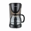 Decakila Coffee Maker 1.25l Glass Jug 10 Cups Capacity 750w Kecf001b auto keep warm function boil dry protection 30 seconds anti drip function