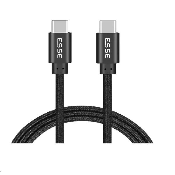 Esse Dyro Type C To Type C Fast Charging Cable 100W 2M Ecb-C2100W7026 1 Esse Dyro Type C To Type C Fast Charging Cable 100W 2M Ecb-C2100W7026