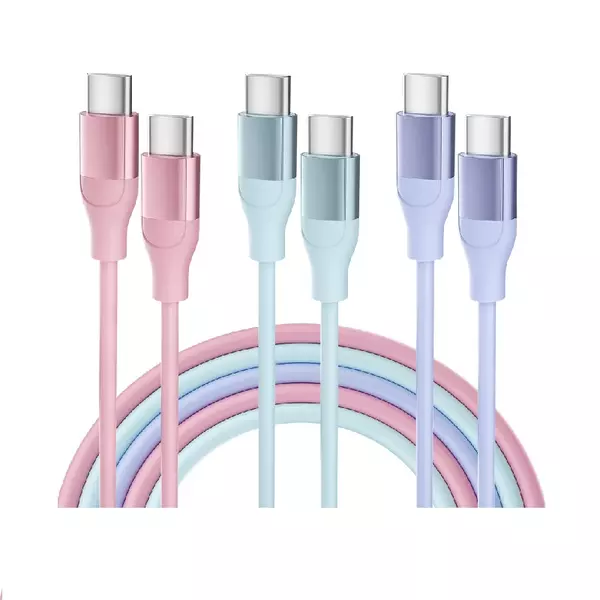 Esse Loop Silicone Type C To C Cable 60W Pink 1.2M Ecb-C1260Pk0383 1 Esse Loop Silicone Type C To C Cable 60W Pink 1.2M Ecb-C1260Pk0383