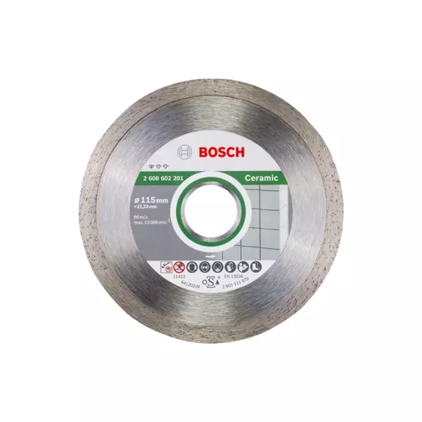 Bosch Diamond Cutting Disc 115 X 1.6 X 7Mm For Ceramic 2608602201 1 Bosch Diamond Cutting Disc 115 X 1.6 X 7Mm For Ceramic 2608602201
