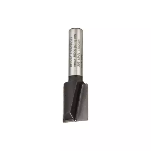 Bosch Straight Bit 8Mm, 15 X 20 X 51Mm 2608628387 1 Bosch Straight Bit 8Mm, 15 X 20 X 51Mm 2608628387
