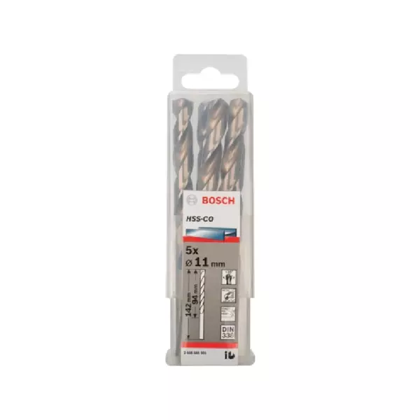 Bosch Twist Drill Spiralbohrer Hss Co 5 X 11Mm 2608585901 1 Bosch Twist Drill Spiralbohrer Hss Co 5 X 11Mm 2608585901