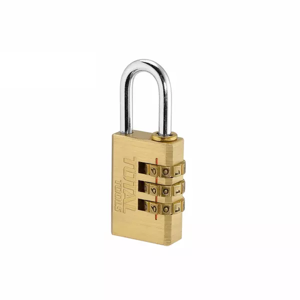 Total Brass 3 Digit Combination Padlock 3 X 20Mm, Password Combination Can Be Customized Tbck37203 1 Total Brass 3 Digit Combination Padlock 3 X 20Mm, Password Combination Can Be Customized Tbck37203
