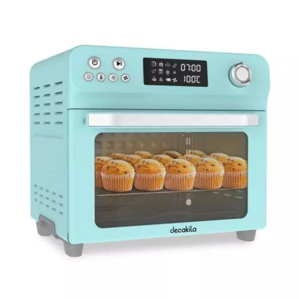 Decakila Oven Air Electric 24L With Rosting Function 1800W Keec023L 240 Min Maximum Timing Stainless Steel Heating Tube And Handle With Pull Out Slag Tray 1 Decakila Oven Air Electric 24L With Rosting Function 1800W Keec023L 240 Min Maximum Timing Stainless Steel Heating Tube And Handle With Pull Out Slag Tray
