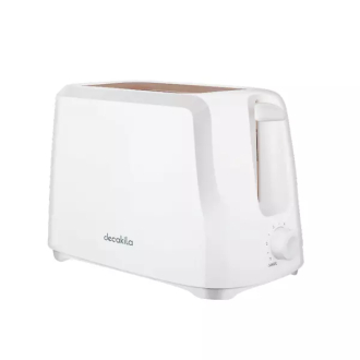 Decakila Toaster 2 Slice Browning Control 700w Kets001w 6 setting browning control with removable crumb tray cord storage function