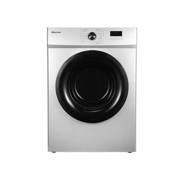 Hisense Dryer 8Kg, Front Load, Fuzzy Control, Led Display, Double Water Inlets, Power Off Memory, Stainless-Steel Tub, Crease-Resist, Silver Dv1W801Ut 1 Hisense Dryer 8Kg, Front Load, Fuzzy Control, Led Display, Double Water Inlets, Power Off Memory, Stainless-Steel Tub, Crease-Resist, Silver Dv1W801Ut