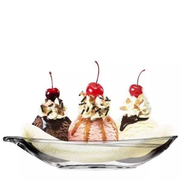 Ocean Ice Cream Bowl 6Pcs Banana Split Dish 1P02616 3 Ocean Ice Cream Bowl 6Pcs Banana Split Dish 1P02616