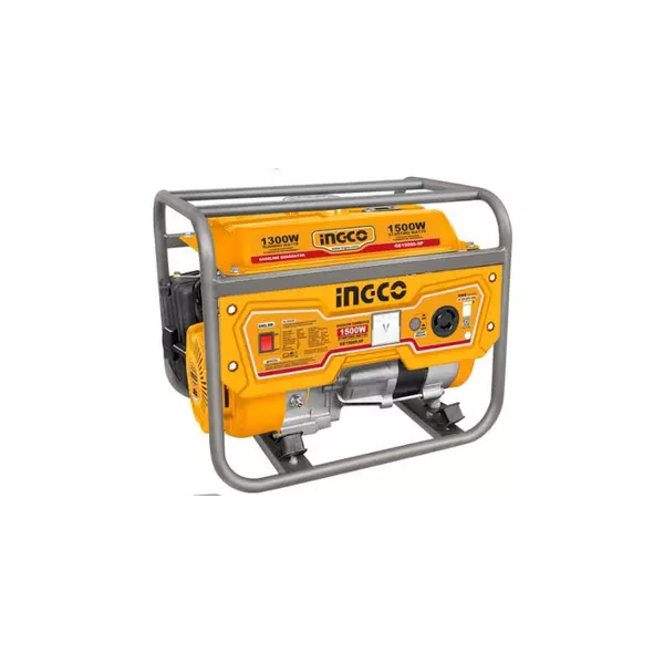 Ingco Gasoline Generator 1.2Kw With 4 Stroke Air Cooled Engine, 5.5L Tank Ge15005 1 Ingco Gasoline Generator 1.2Kw With 4 Stroke Air Cooled Engine, 5.5L Tank Ge15005
