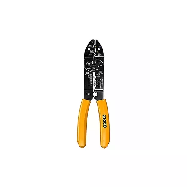 Ingco Wire Stripper 8.5&Quot;/215Mm With Sharp Edge, Push Down Wire Function Hwsp851 1 Ingco Wire Stripper 8.5&Quot;/215Mm With Sharp Edge, Push Down Wire Function Hwsp851