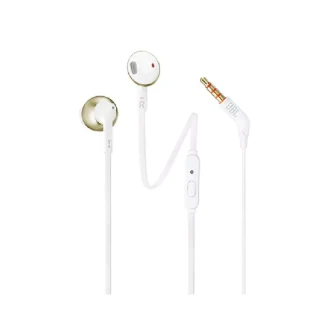 JBL Pure Bass Wired Earbud Headphones with 32mm Driver, 1 Universal Button TUNE 205GD