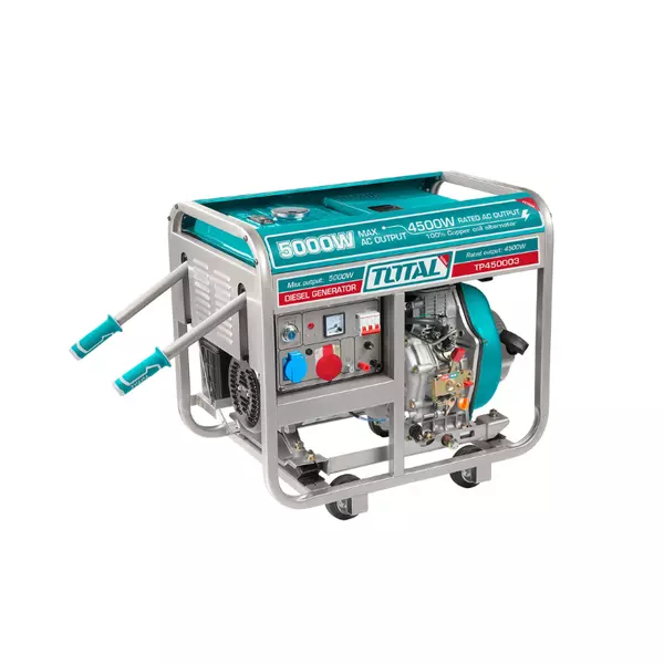 Total Diesel Generator, Three Phase 5Kw 380V With 15L Fuel Tank, Air Cooling System Tp450003 1 Total Diesel Generator, Three Phase 5Kw 380V With 15L Fuel Tank, Air Cooling System Tp450003