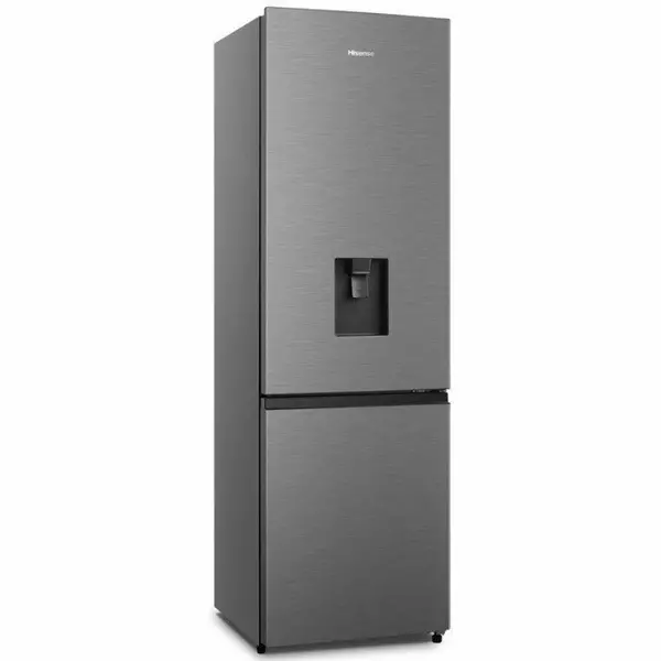 Hisense Refrigerator 262L Bottom Freezer, Water Dispenser, No Frost, Recessed Handle, Titanium Silver H350Bts-Wd 1 Hisense Refrigerator 262L Bottom Freezer, Water Dispenser, No Frost, Recessed Handle, Titanium Silver H350Bts-Wd