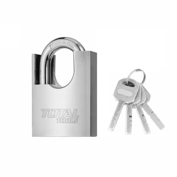 Total Anti Prying Steel Padlock 50Mm With Iron Brass &Amp; Special Design Cylinder, 4 Iron Keys Tslk35501 1 Total Anti Prying Steel Padlock 50Mm With Iron Brass &Amp; Special Design Cylinder, 4 Iron Keys Tslk35501