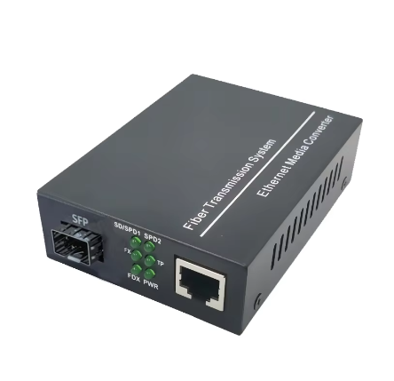 Fiber Optical Media Converter 1 Port Sfp To 1 Rj45 Gigabit Optical Fiber Ethernet 10/100/1000M 1 Fiber Optical Media Converter 1 Port Sfp To 1 Rj45 Gigabit Optical Fiber Ethernet 10/100/1000M