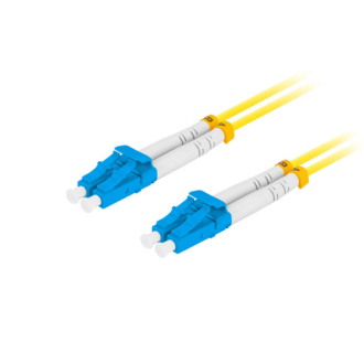 Fiber Patch Cord LC/UPC-LC/UPC Single Mode Duplex 5 Meters G657A1 LSZH