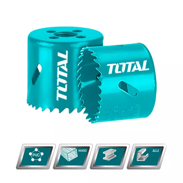 Total Hole Saw For Metal 25Mm Tac410251 1 Total Hole Saw For Metal 25Mm Tac410251