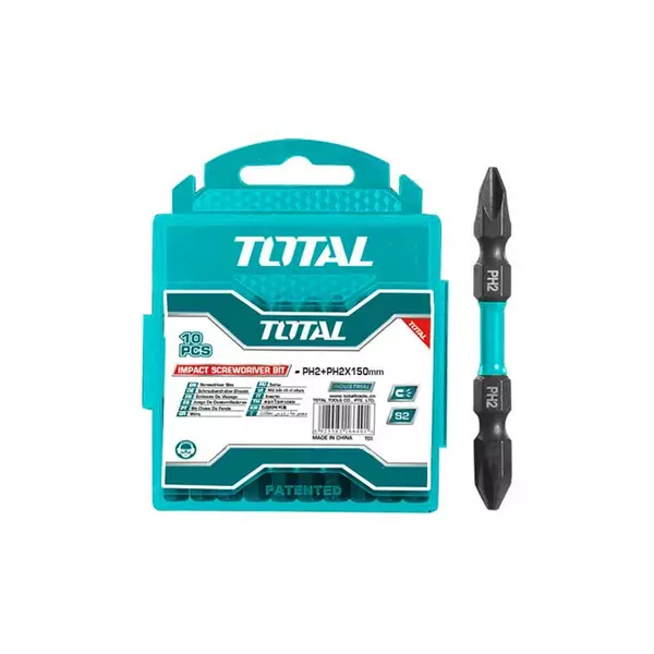 Total Screw Driver Bit Impact 65Mm 10Pcs Set Tacim16Ph233 1 Total Screw Driver Bit Impact 65Mm 10Pcs Set Tacim16Ph233