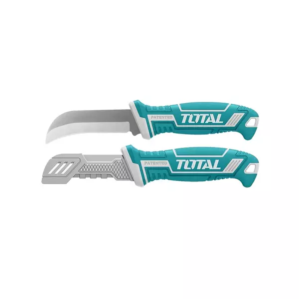 Total Cable Stripping Knife 200Mm Curved Blade Tht51882 1 Total Cable Stripping Knife 200Mm Curved Blade Tht51882