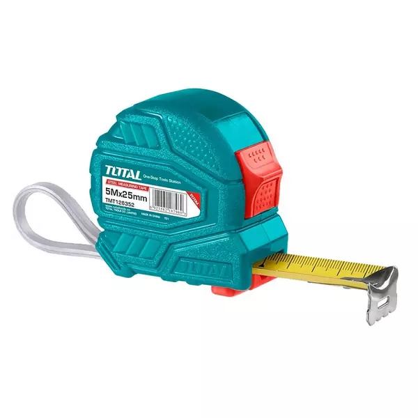 Total Steel Measuring Tape 5M X 25Mm Metric Tmt126352M 1 Total Steel Measuring Tape 5M X 25Mm Metric Tmt126352M