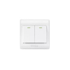 Total 2 Gang Switch Electric 1 Way 16A THESSH02101