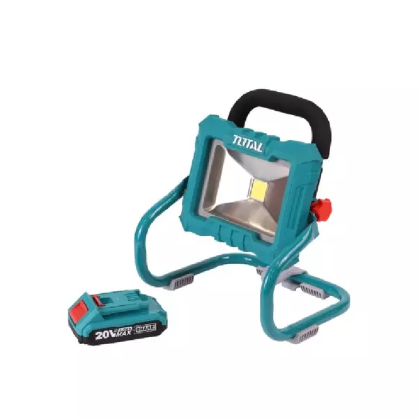 Total Cordless Portable Led Work Lamp 20W With 1Pcs 20V 2.0Ah Battery &Amp; Charger Twli2025 1 Total Cordless Portable Led Work Lamp 20W With 1Pcs 20V 2.0Ah Battery &Amp; Charger Twli2025