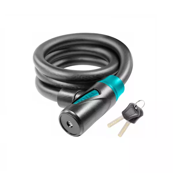 Total Padlocks Bicycle Lock 10X1000Mm With Lock Frame, Can Be Rolled Up For Easy Storage With 2Pcs Iron Keys Tbk11010 1 Total Padlocks Bicycle Lock 10X1000Mm With Lock Frame, Can Be Rolled Up For Easy Storage With 2Pcs Iron Keys Tbk11010