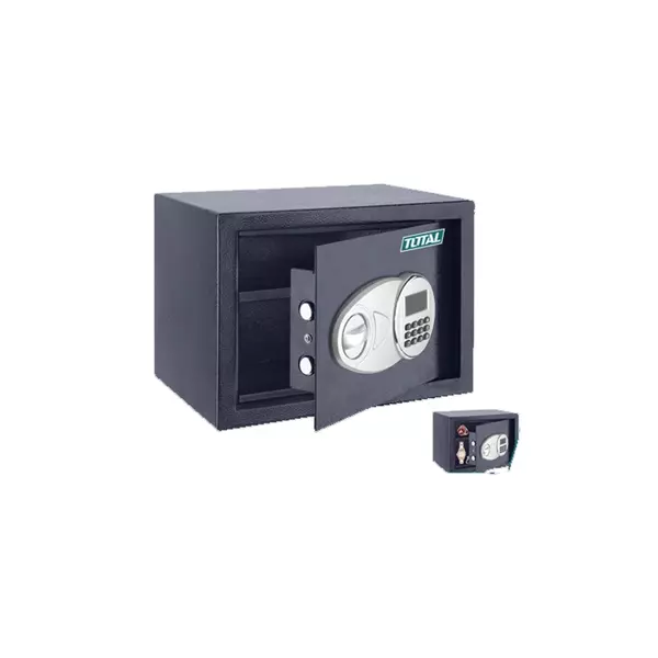 Total Electronic Safe Box, 3 To 8 Digit Code Freely 25 X 35 X 25Cm 19L Tesf2501 1 Total Electronic Safe Box, 3 To 8 Digit Code Freely 25 X 35 X 25Cm 19L Tesf2501