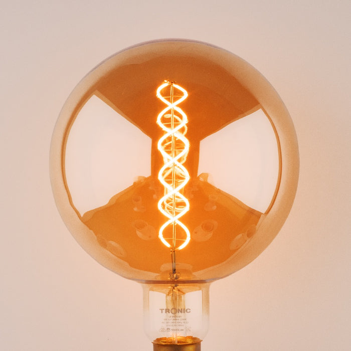 Tronic Glass Round Vintage Bulb 8W E27 (Screw Type) 4 Tronic Glass Round Vintage Bulb 8W E27 (Screw Type)